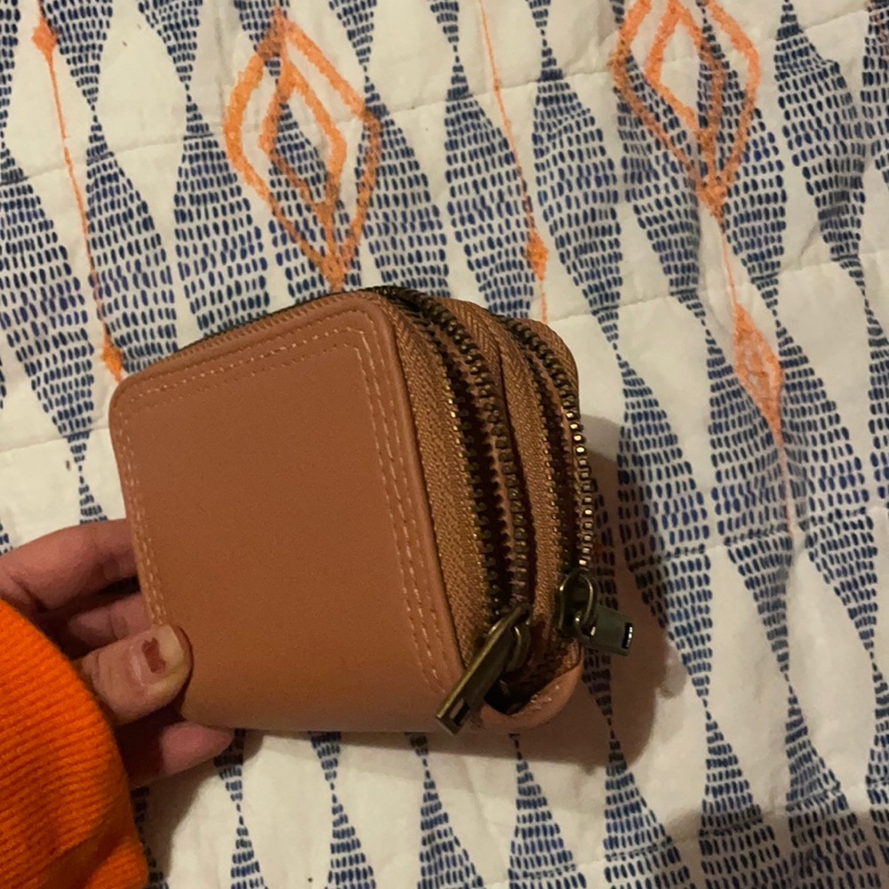 Mini pink wallet